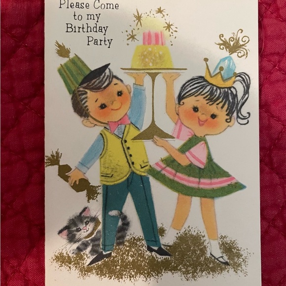 1971 Vintage, MCM new in the box Eaton’s party invitations - Picture 10 of 11